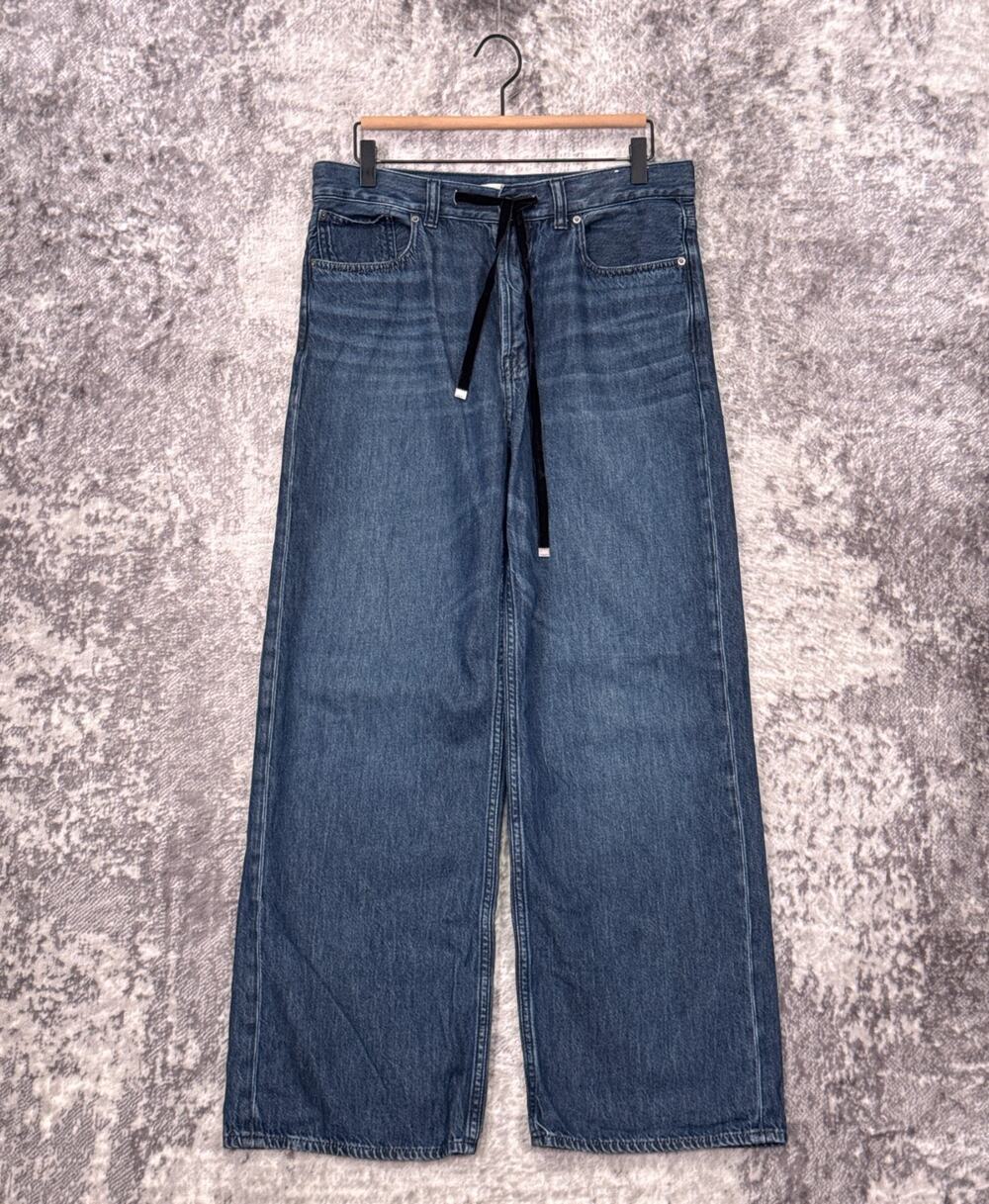 Madewell Low Slung Baggy Jeans 28 Womens Drawstring Denim